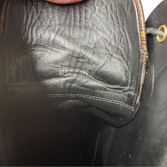 Louis Vuitton Black and Brown Lace-Up Boots MAO250 size 39 - Picture 7 of 15